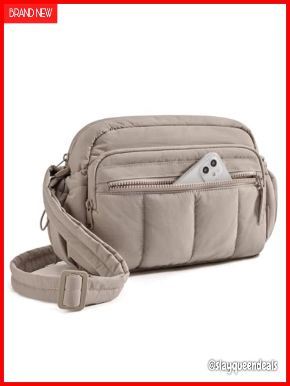 RFID Crossbody Bag Lightweight Water-Resistant Travel Purse